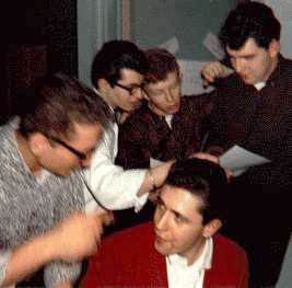 the Group Rehearsing
