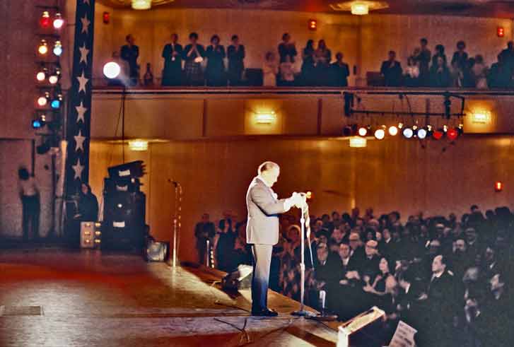 Bob Hope at Kennedy Ball